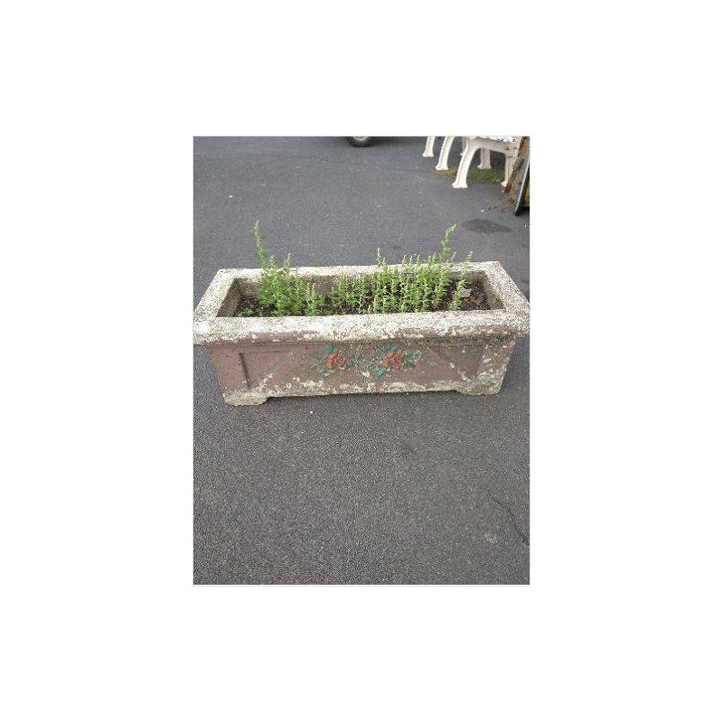 BAC BÉTON DÉCO FLEURS