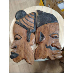 DUO MASQUE AFRICAIN