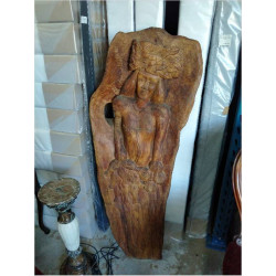 SCULPTURE BOIS VAIERE MARA