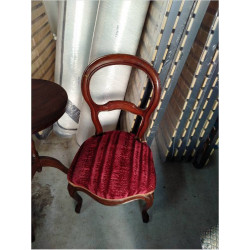 CHAISE VIOLON ASSISE TISSU...