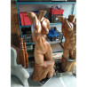 STATUE BOIS FEMME