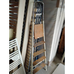 ESCABEAU 5 MARCHES BOIS 