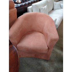 FAUTEUILK PIVOTANT SAUMON