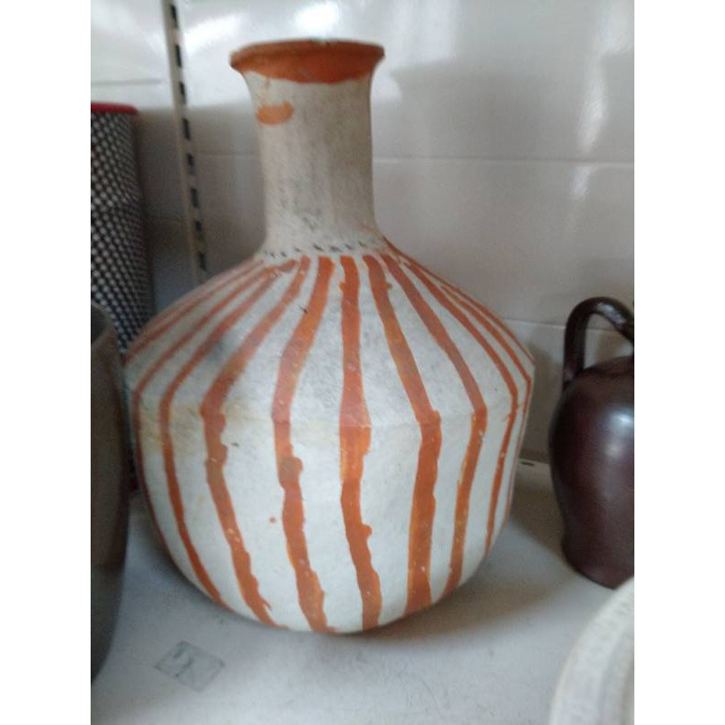 VASE ANCIEN RAYÉ