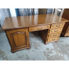 BUREAU CHÊNE MASSIF 1 PORTE 5 TIROIRS 