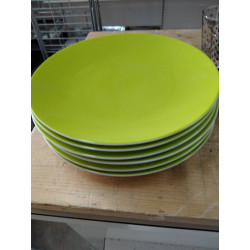 LOT ASSIETTES VERTES