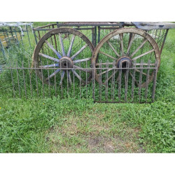GRILLE ACIER AVEC PORTILLON...