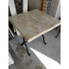 TABLE PIED FONTE 