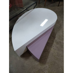 TABLE BI COULEUR HARICOT 