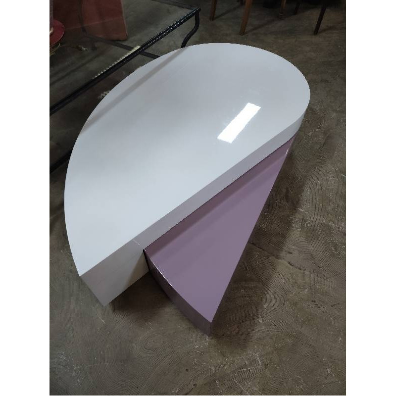TABLE BI COULEUR HARICOT 