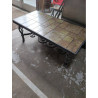 TABLE ACIER DESSUS CARRELÉ 