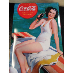 AFFICHE METALLIQUE COCA COLA