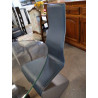 LOT 2 CHAISES GRISES