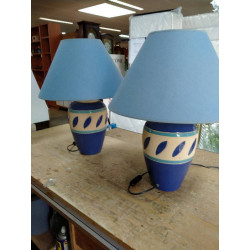 LAMPE POSER BLEU 