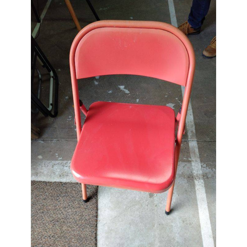 CHAISE PLIANTE ACIER 