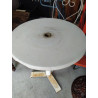 TABLE RONDE ACIER 