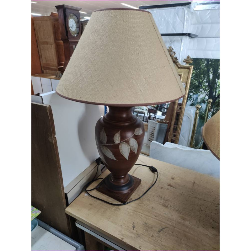 LAMPE À POSER DÉCO FEUILLE 