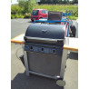 BARBECUE COOK IN GARDEN