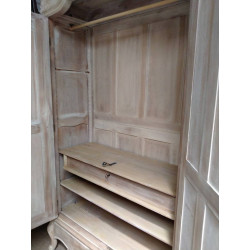 ARMOIRE ANCIENNE CÉRUSÉE