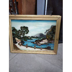 TABLEAU FIXÉ SOUS VERRE