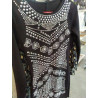 ROBE NOIR ET ARGENT