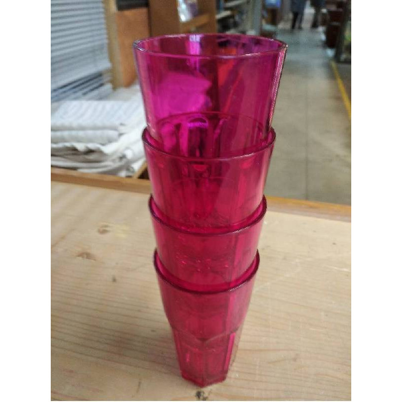 LOT 4 VERRE PLASTIQUE