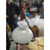LUSTRE GLOBE BLANC 