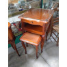 TABLE DE CHEVET AVEC TABOURET