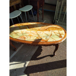 TABLE BASSE DESSUS MARBRE