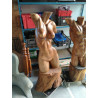 STATUE BOIS FEMME