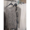 ROBE BEIGE IMPRIMÉ 
