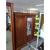 ARMOIRE 2 PORTES + 1 PORTE MIROIR