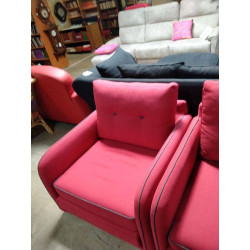 FAUTEUIL CONVERTIBLE ROUGE