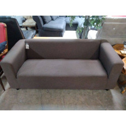 BANQUETTE TISSUS CHOCOLAT 