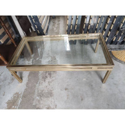 TABLE BASSE DORÉ PIERRE...