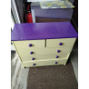 COMMODE JAUNE VIOLET