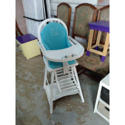 CHAISE HAUTE BÉBÉ BLANCHE ETAT