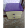 CHEVET JAUNE VIOLET