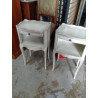TABLE CHEVET BLANCHE