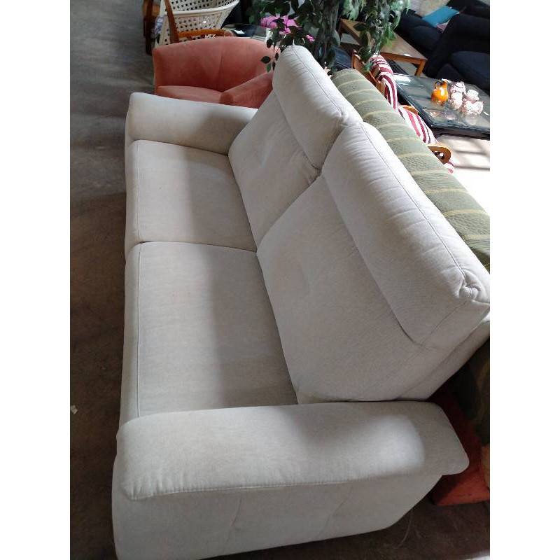 CANAPÉ ÉLECTRIQUE 3PLC BLANC CASSÉ