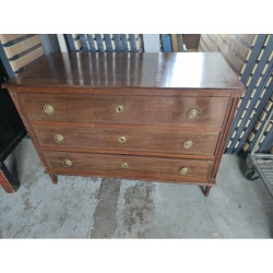 COMMODE ACAJOU LOUIS XVI