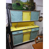 BUFFET FORMICA VERT JAUNE 