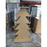 SAPIN PRÉSENTOIR  SUR ROULETTES