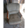 FAUTEUIL TISSUS VERT 