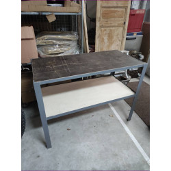 ÉTABLI PLATEAU BOIS PIEDS...