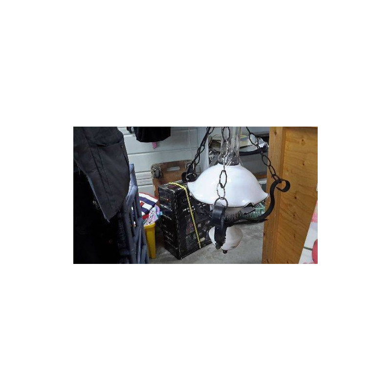 LUSTRE BRAS FER FORGÉ 