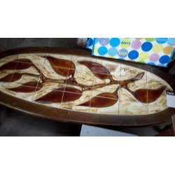 TABLE BASSE OVALE VINTAGE