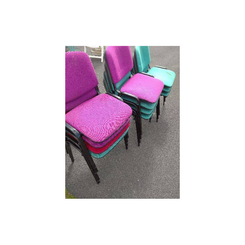 CHAISE ASSISE TISSUS 