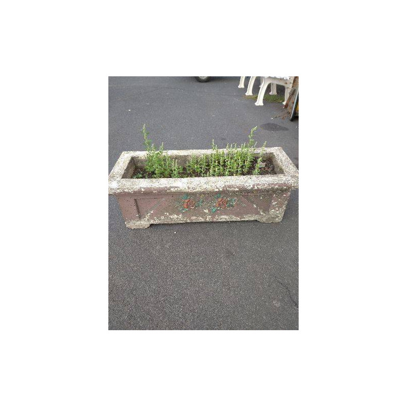 BAC BÉTON DÉCO FLEURS