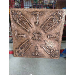 DECO MURALE CUIVRE 120X120